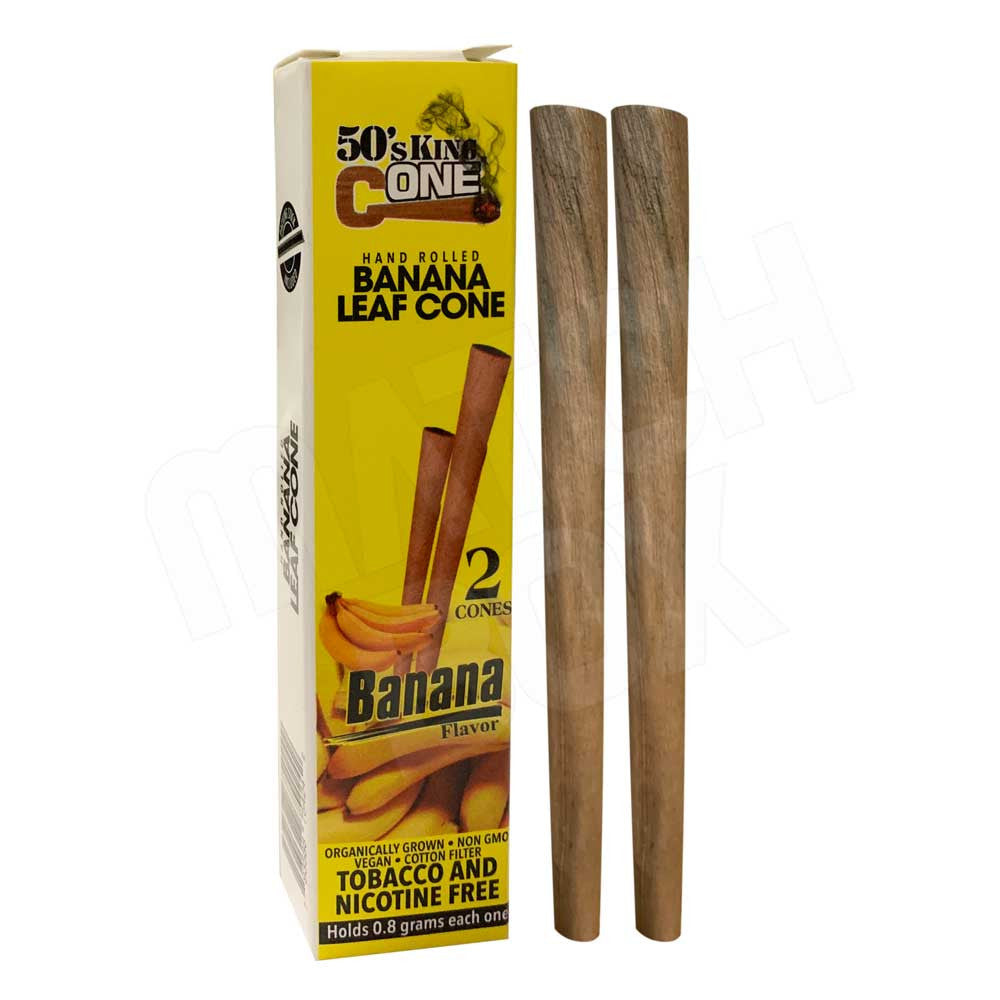 50s King Cone Banana Leaf Pre Rolled Cones