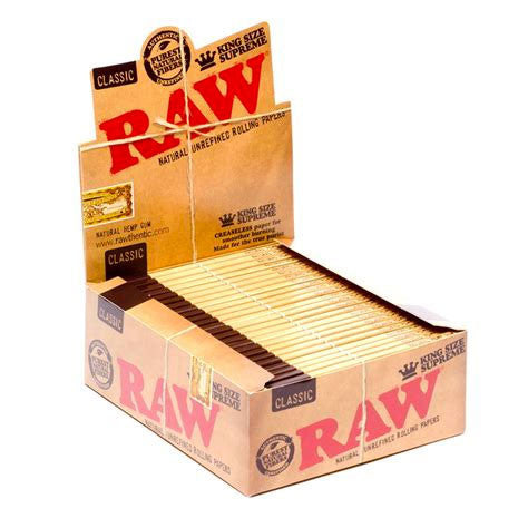 RAW Classic Creaseless King Size Supreme Rolling Papers