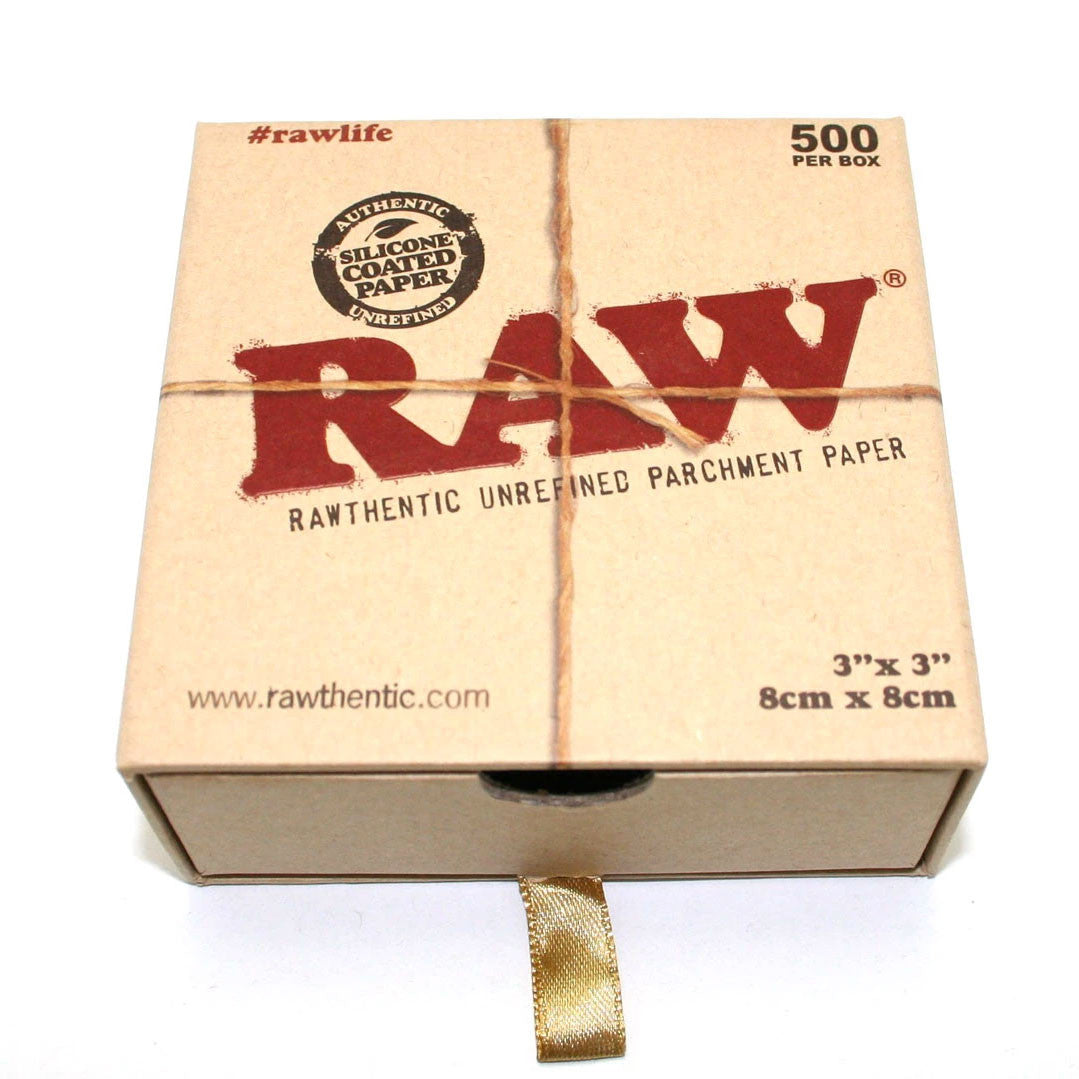 RAW Parchment Squares 5'' x 5'' - BC Smoke Shop