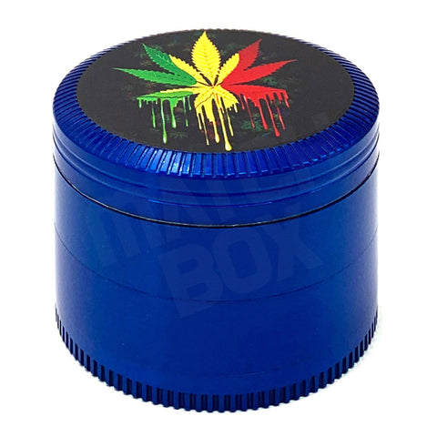 psychedelic leaf basic 60mm grinder