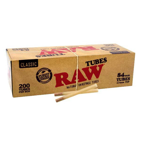 RAW TUBE 84MM WITH PAPER TIPS