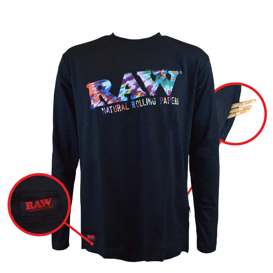 RAW Long Sleeve Crewneck | Tie-Dye