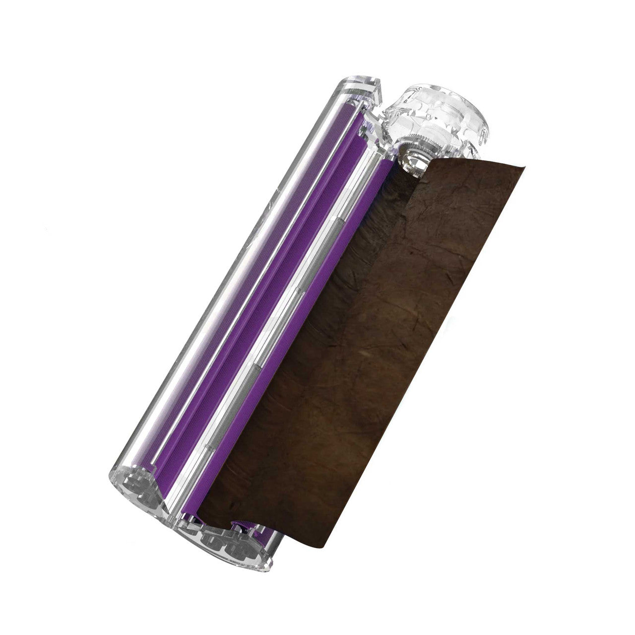 SideTwist XL Blunt Roller (Purple Pins Clear Body)