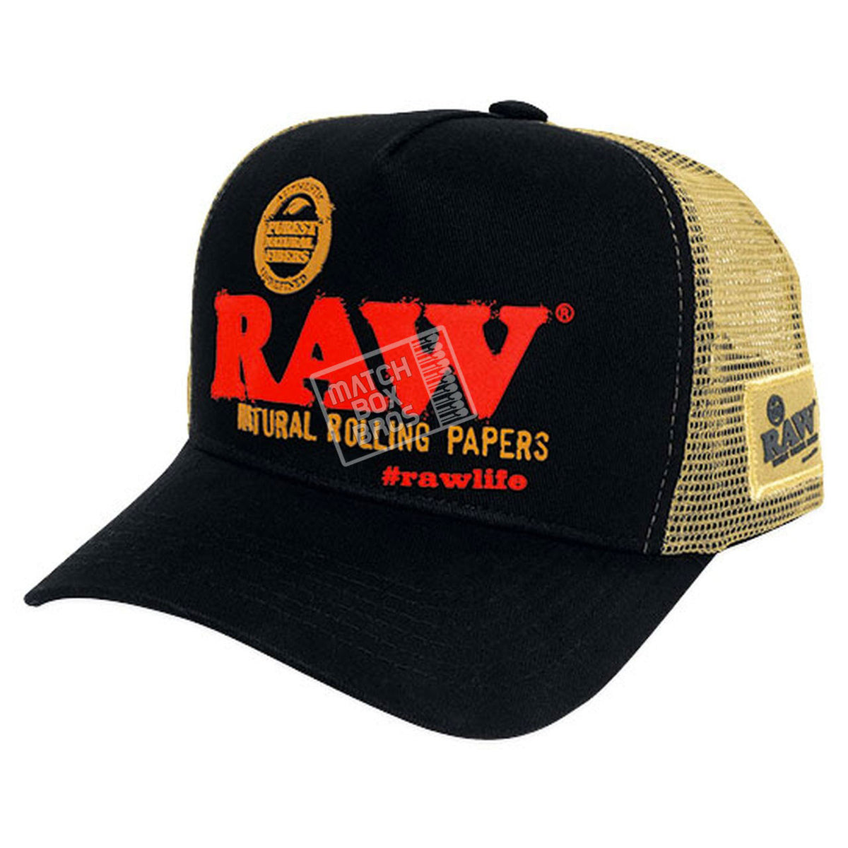 RAW Brazil Black Trucker Hat 01