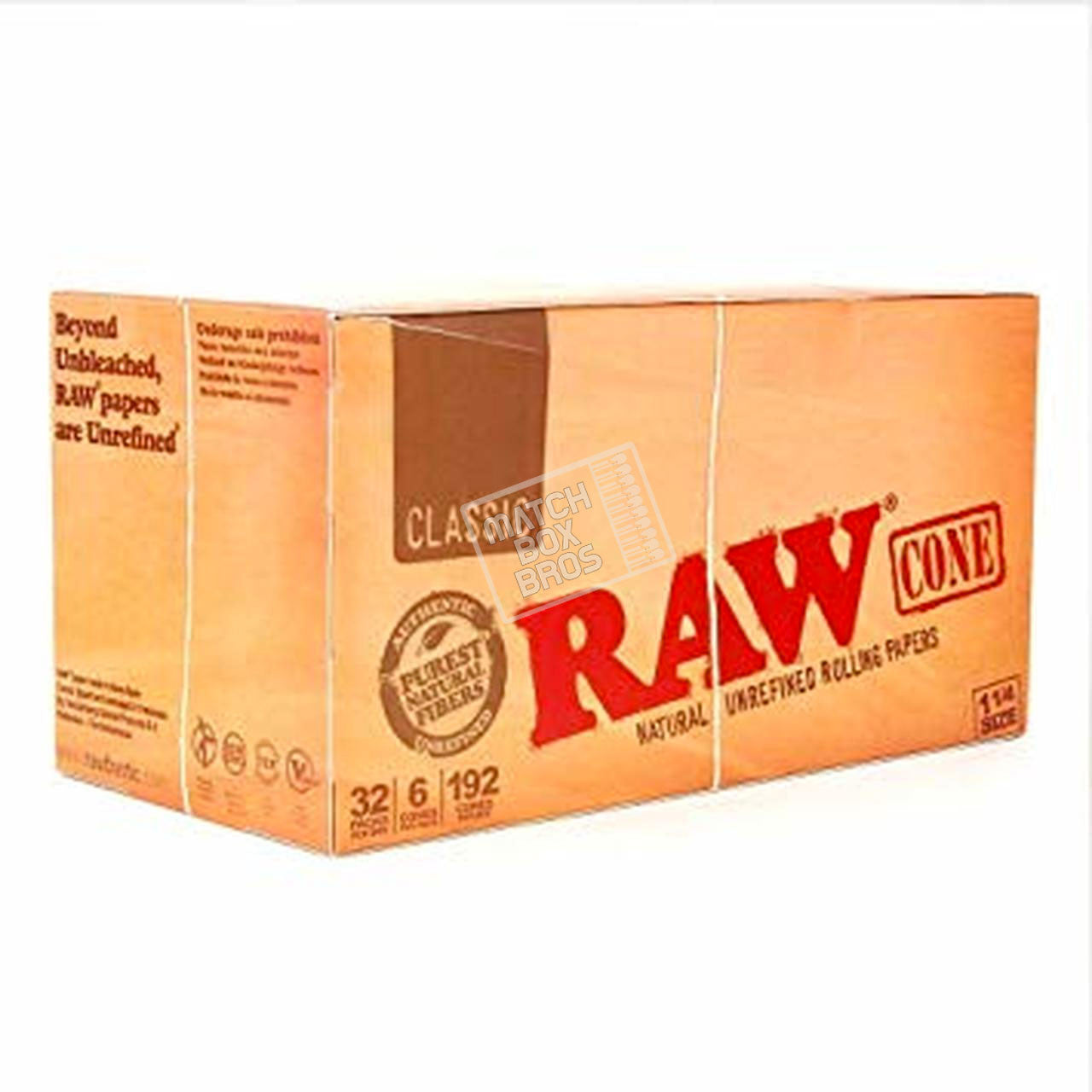 Box of RAW Classic 1¼ Sized Cones