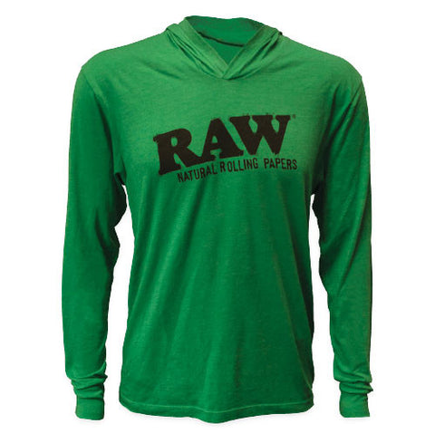 RAW Lightweight Green Hoodies