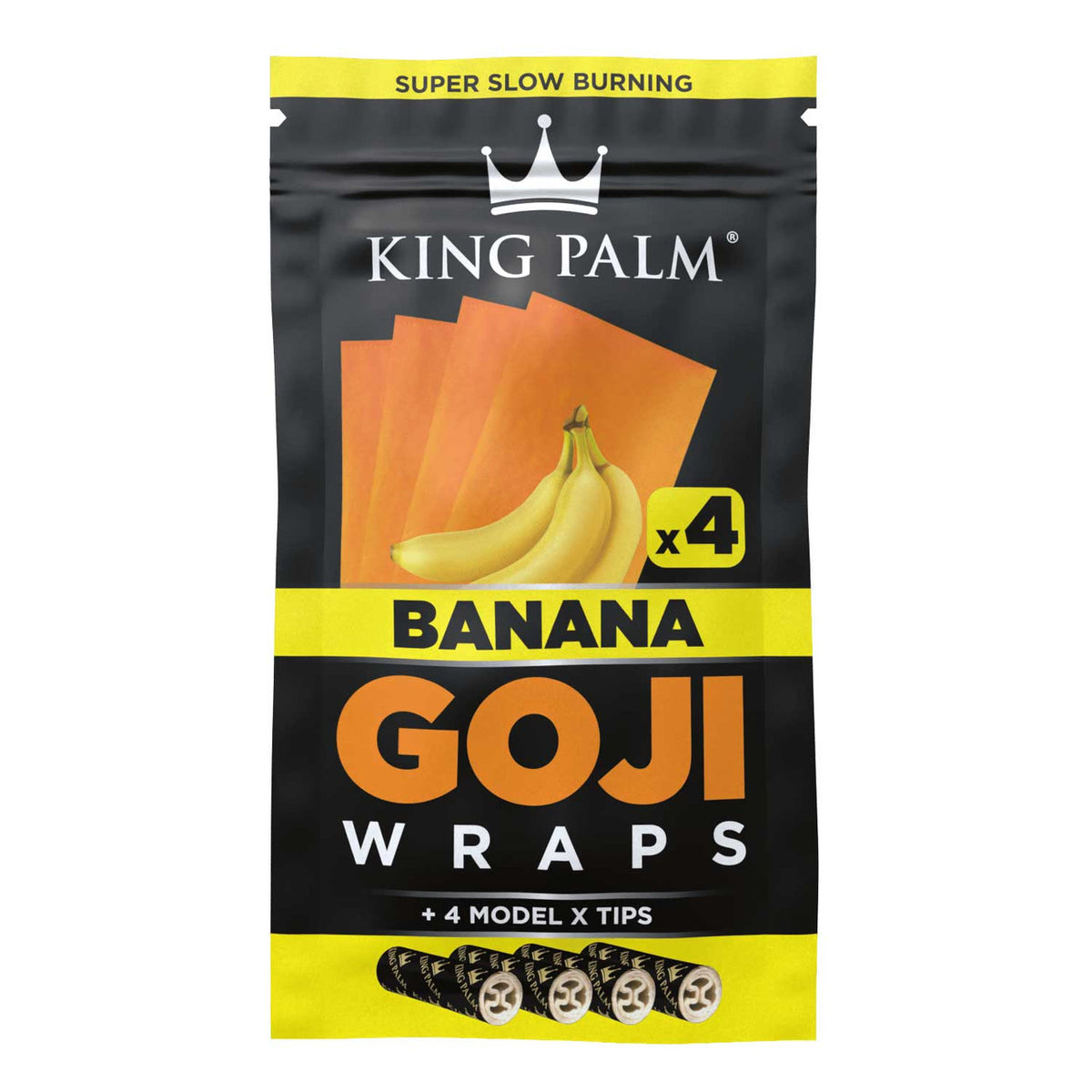 King Palm Goji Blunt Wraps - Banana Flavor