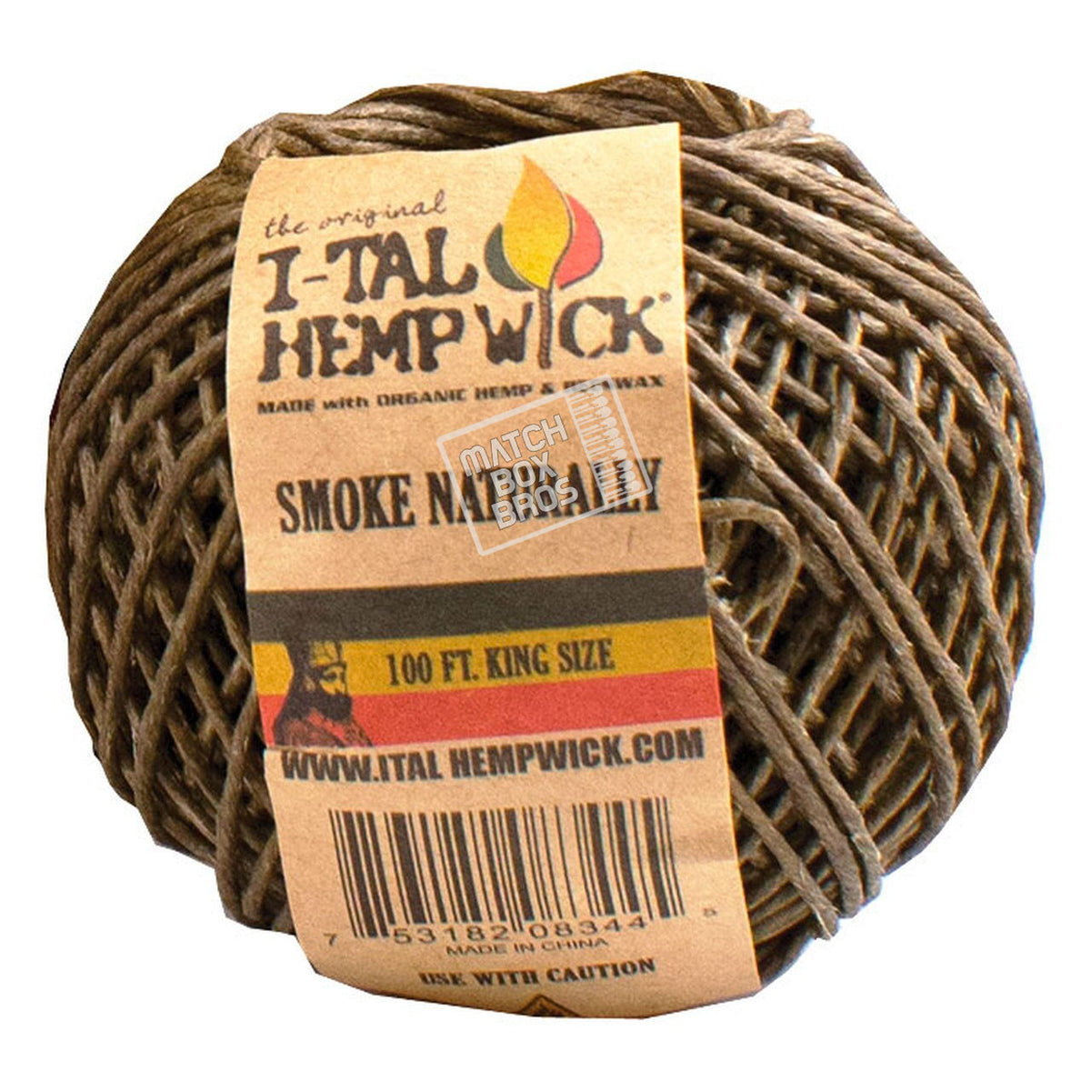 100 Ft OGF Hemp Wick Roll - Organic Flame