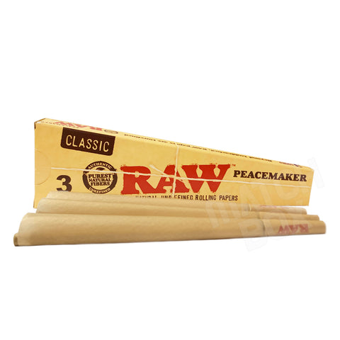 RAW Classic Peacemaker Pre Rolled Cones (3 Pack)