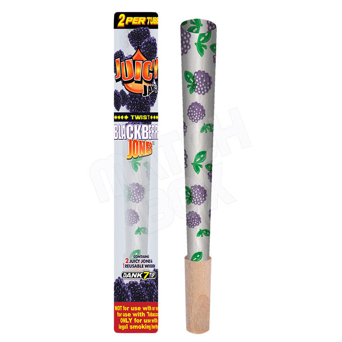 juicy jays blackberry flavored pre rolled cones