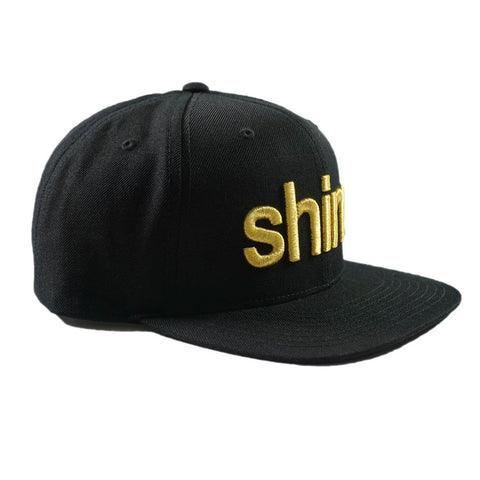 Shine Gold Gang Snapback Hat Front