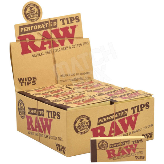 RAW WIDE TIP FULL BOX DISPLAY