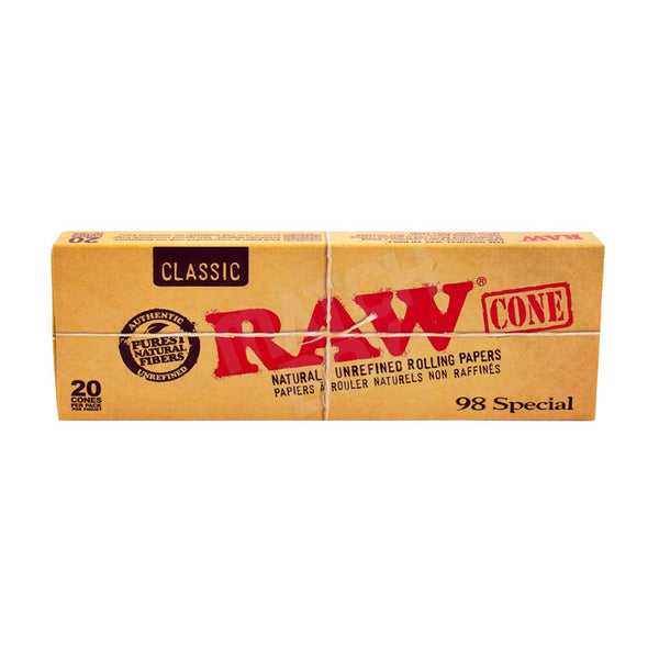 RAW Cone Classic 98 Special - 20 Cones/Pack | MatchBoxBros 