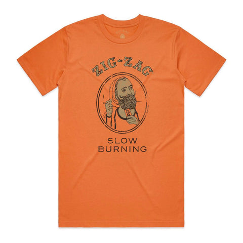 Zig Zag Shirt Distressed Boris Orange