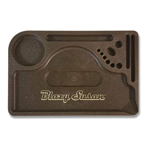 Blazy Susan Hemp Plastic Rolling Tray