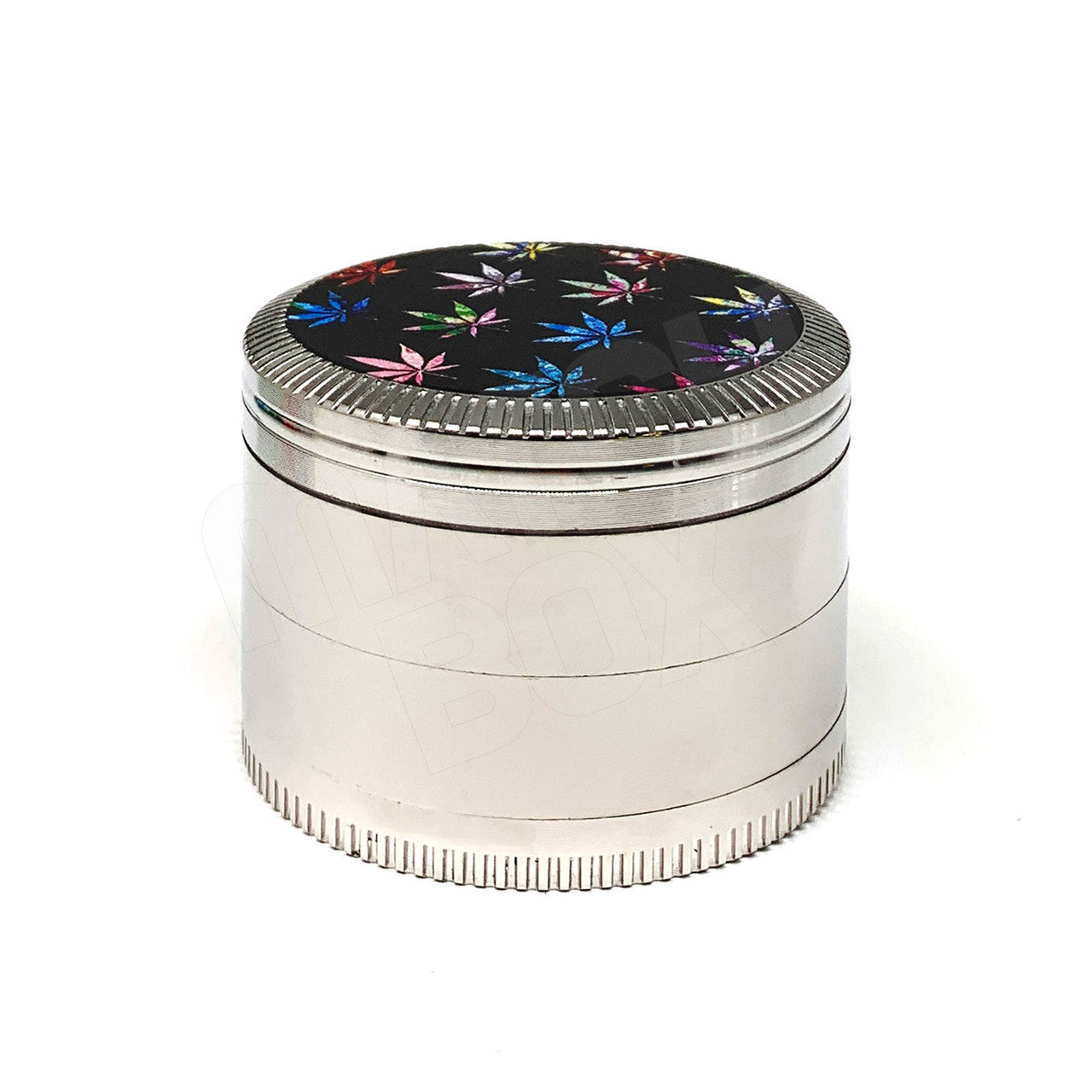 TOBACCO GRINDER PSYCHEDELIC LEAF GRINDER CHROME