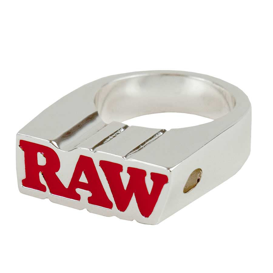 Raw Smoke Ring Silver Finish