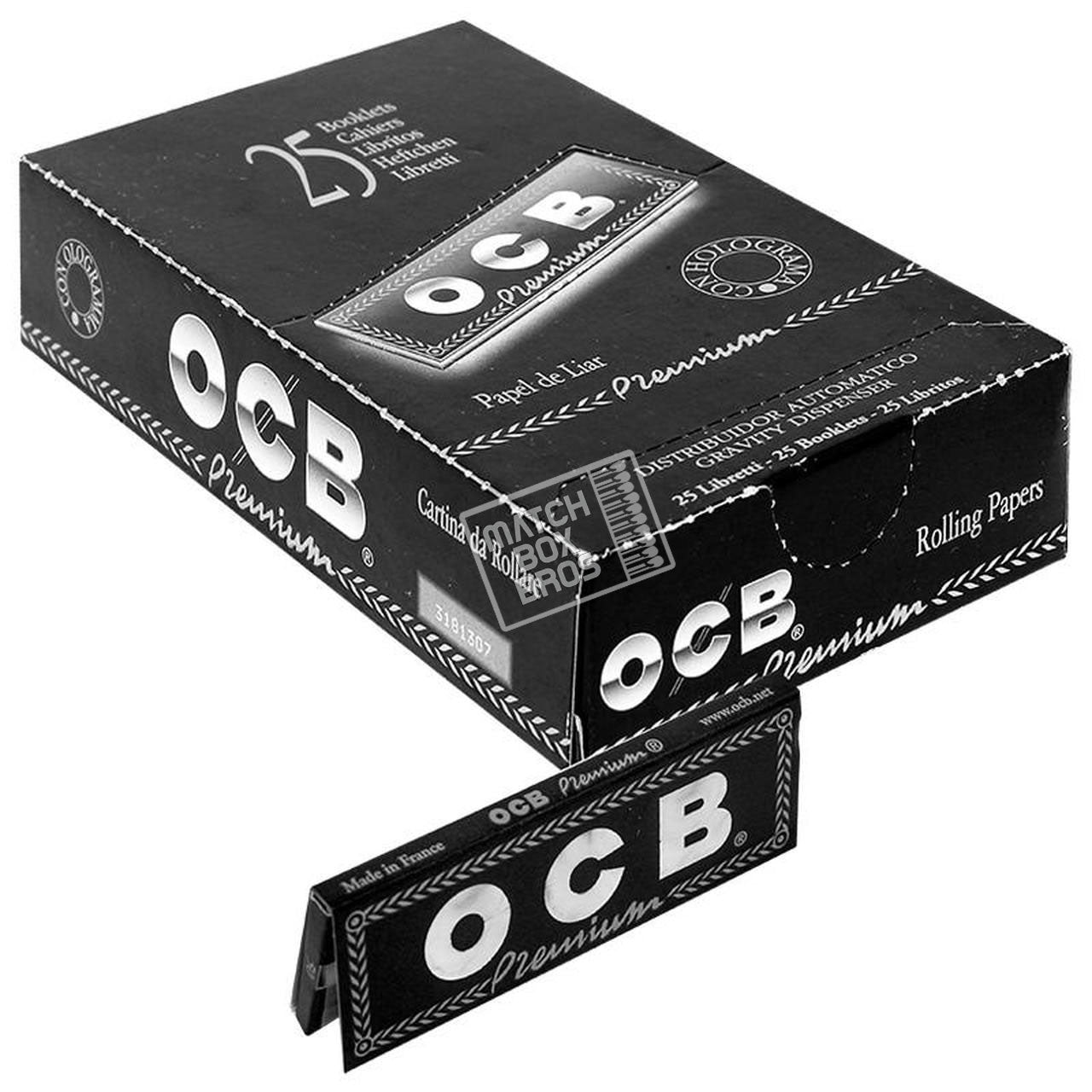 1 box - OCB Single Premium No1 rolling paper regular size 70mm  - 2500 papers : Health & Household