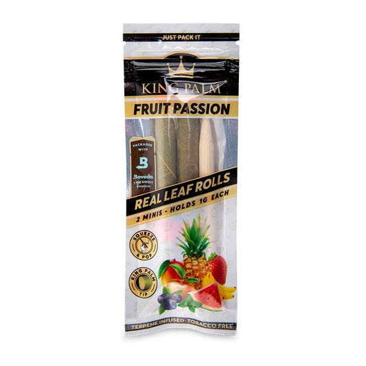 King Palm Mini Rolls Fruit Passion Flavor